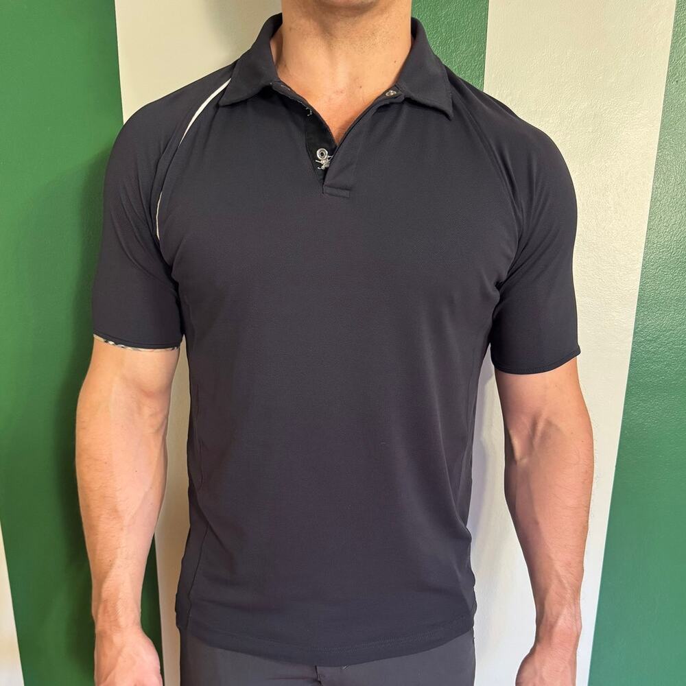 Burberry Golf Black Men's Polo